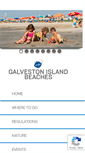 Mobile Screenshot of galvestonbeachinfo.com